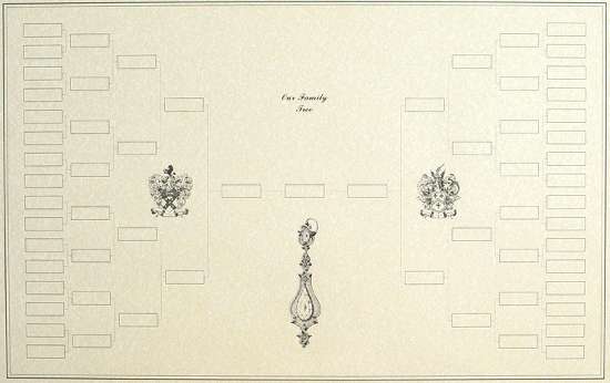 6 Generation Family Tree Template Free