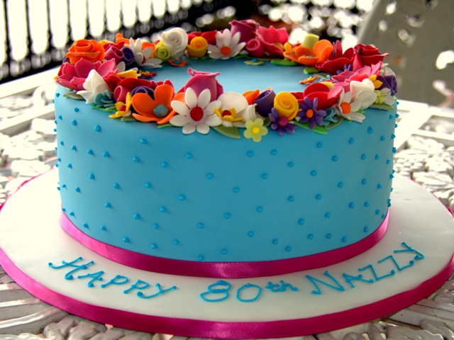 80th Birthday Cake Designs For Women