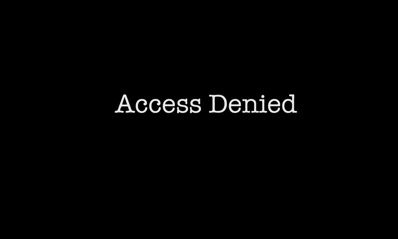 Access Denied Funny