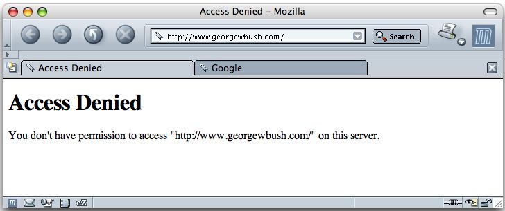 Access Denied Page