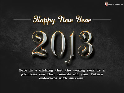 Advance Happy New Year Wishes Images 2013