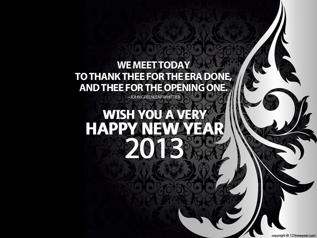 Advance New Year Wishes Images 2013
