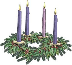 Advent Candle Clip Art