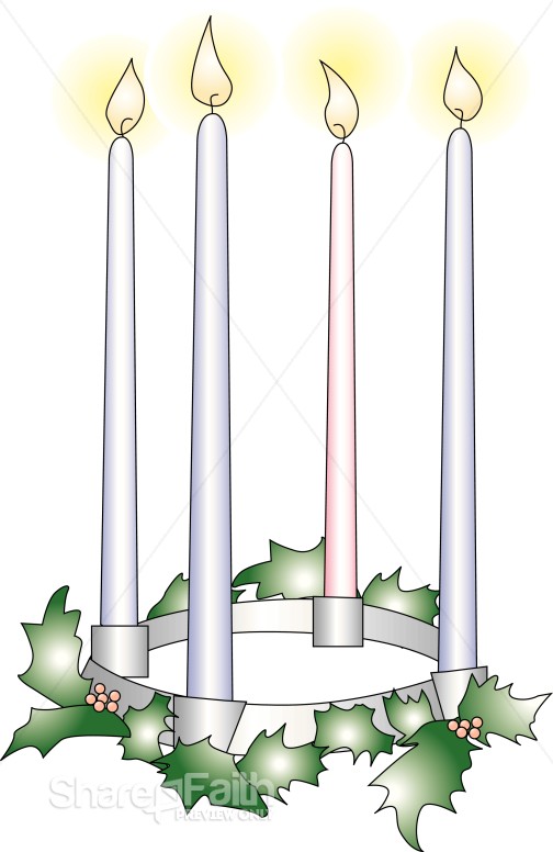 Advent Candle Clip Art