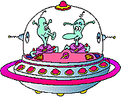 Alien Spaceship Cartoon