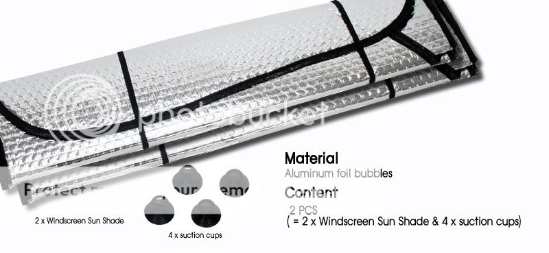 Aluminum Foil Windows Reduce Heat