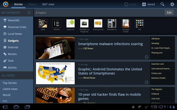 Android Apps Designed For Tablets