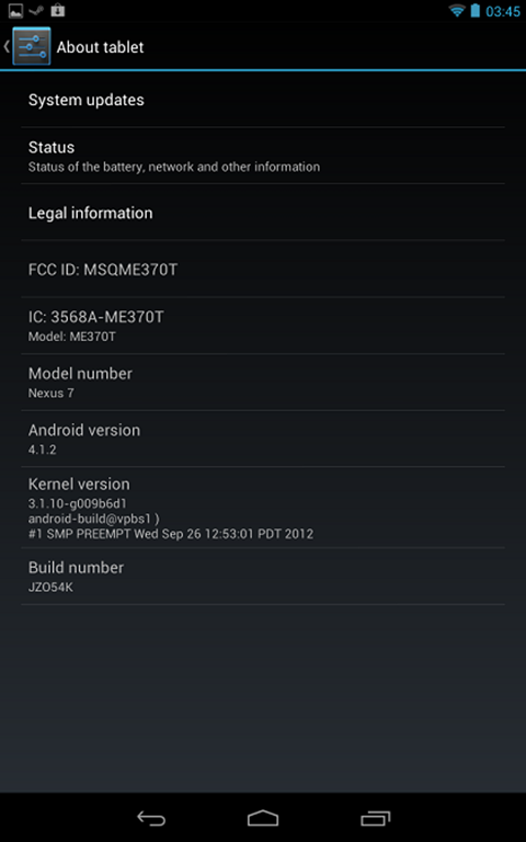 Android Jelly Bean 4.1.2 Changes