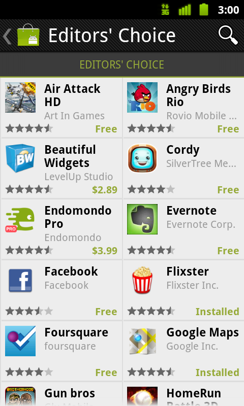 Android Market App