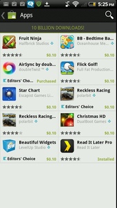 Android Marketplace Apps List