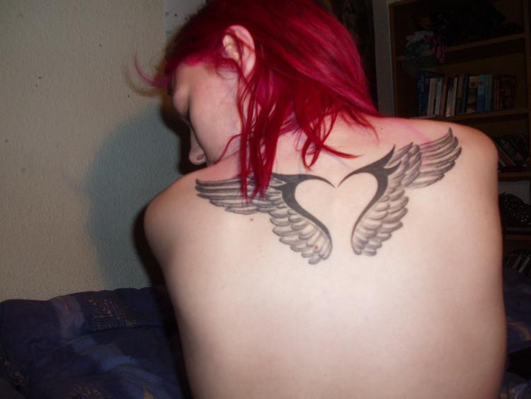 Angel Wing Tattoos For Girls On Back