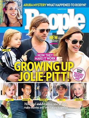 Angelina Jolie And Brad Pitt Family Pictures