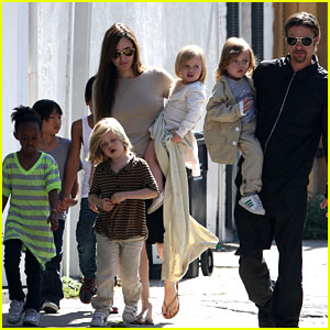 Angelina Jolie And Brad Pitt Kids 2012