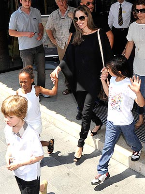 Angelina Jolie Kids Photos