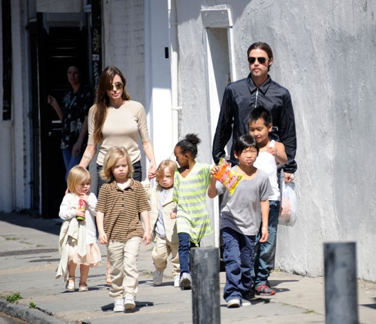 Angelina Jolie Kids Photos