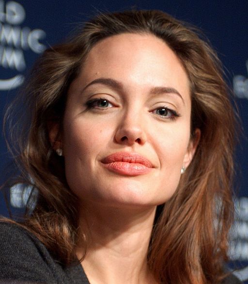 Angelina Jolie Lips Close Up