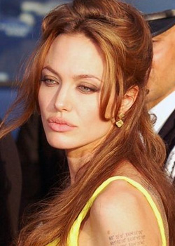 Angelina Jolie Lips Kiss
