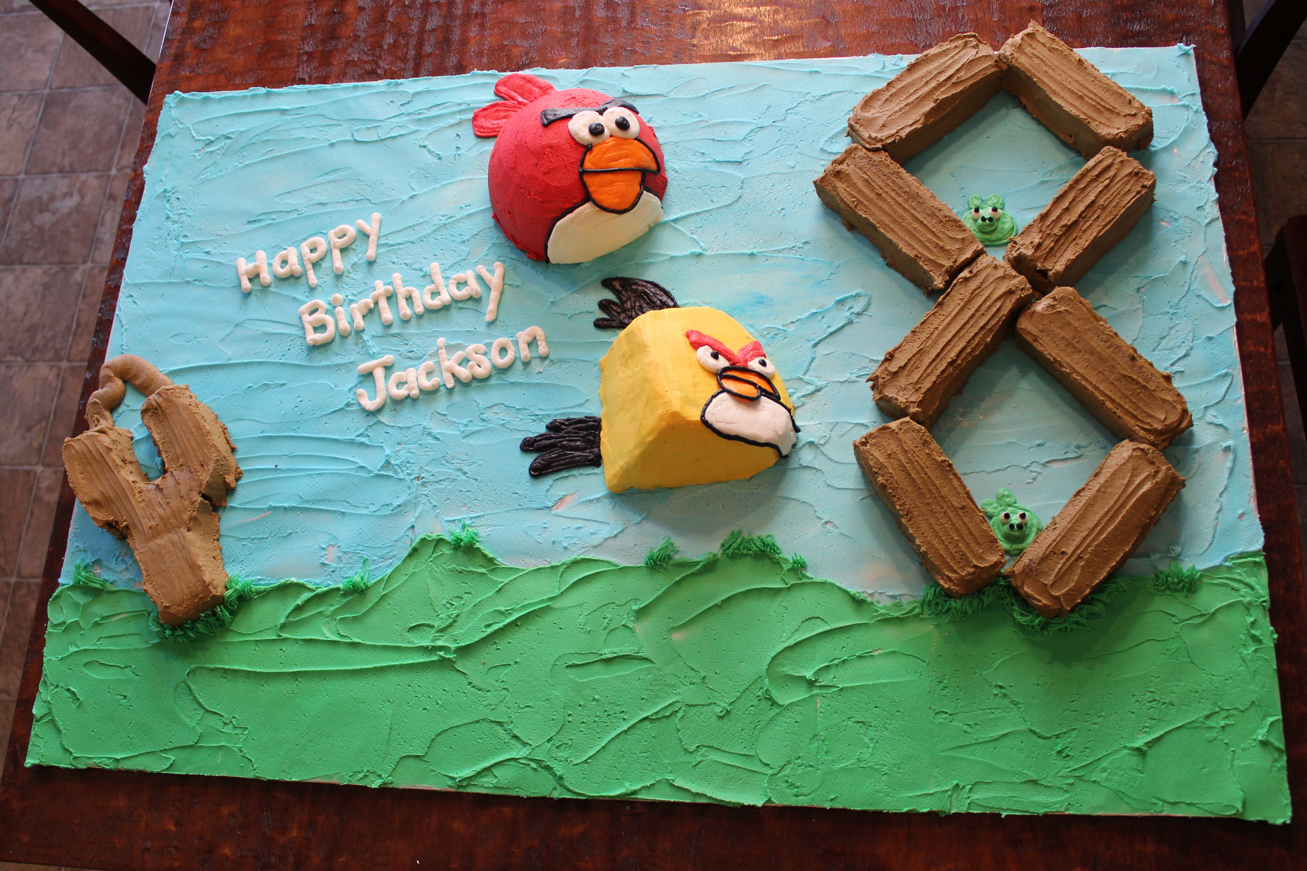 Angry Birds Cake Ideas