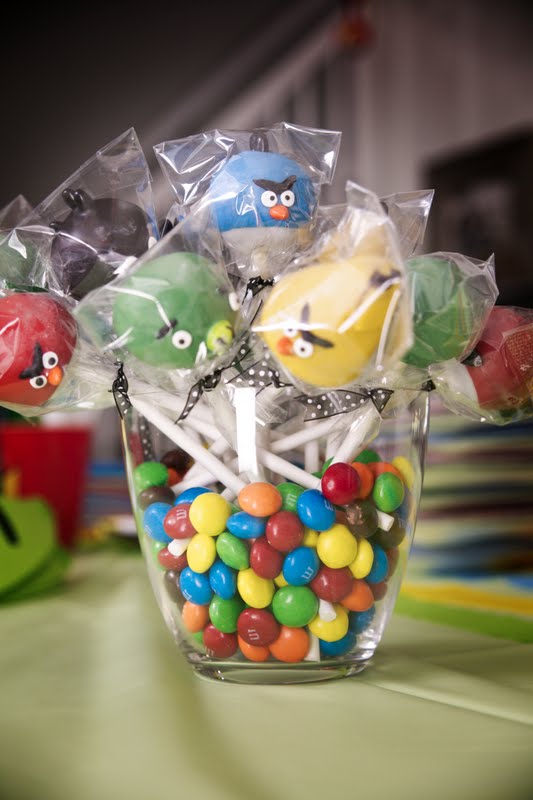 Angry Birds Cake Pops Etsy