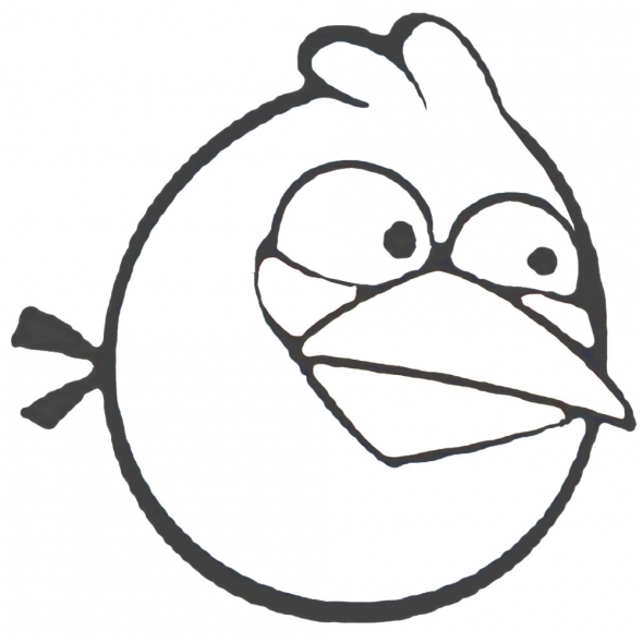 Angry Birds Coloring Pages For Kids