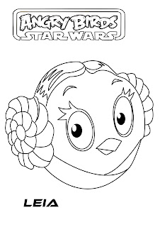Angry Birds Coloring Pages Star Wars