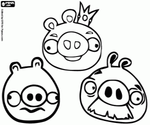 Angry Birds Coloring Pages To Print