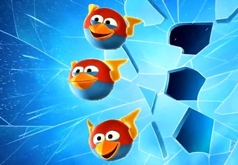 Angry Birds Space Ice Bird Coloring Pages