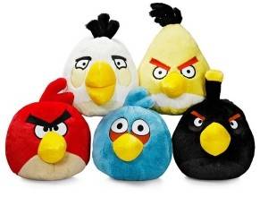 Angry Birds Space Keychain Plush