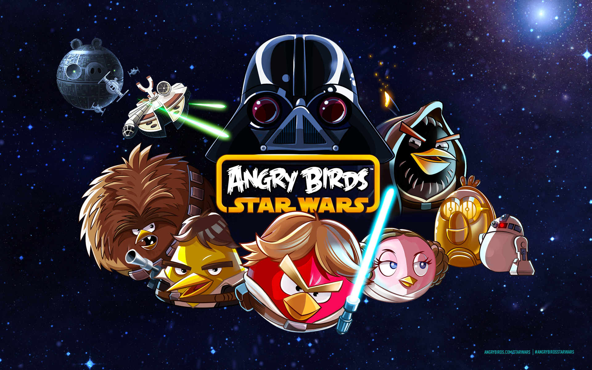 Angry Birds Space Wallpaper