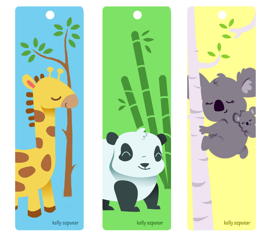 Animal Bookmarks To Print