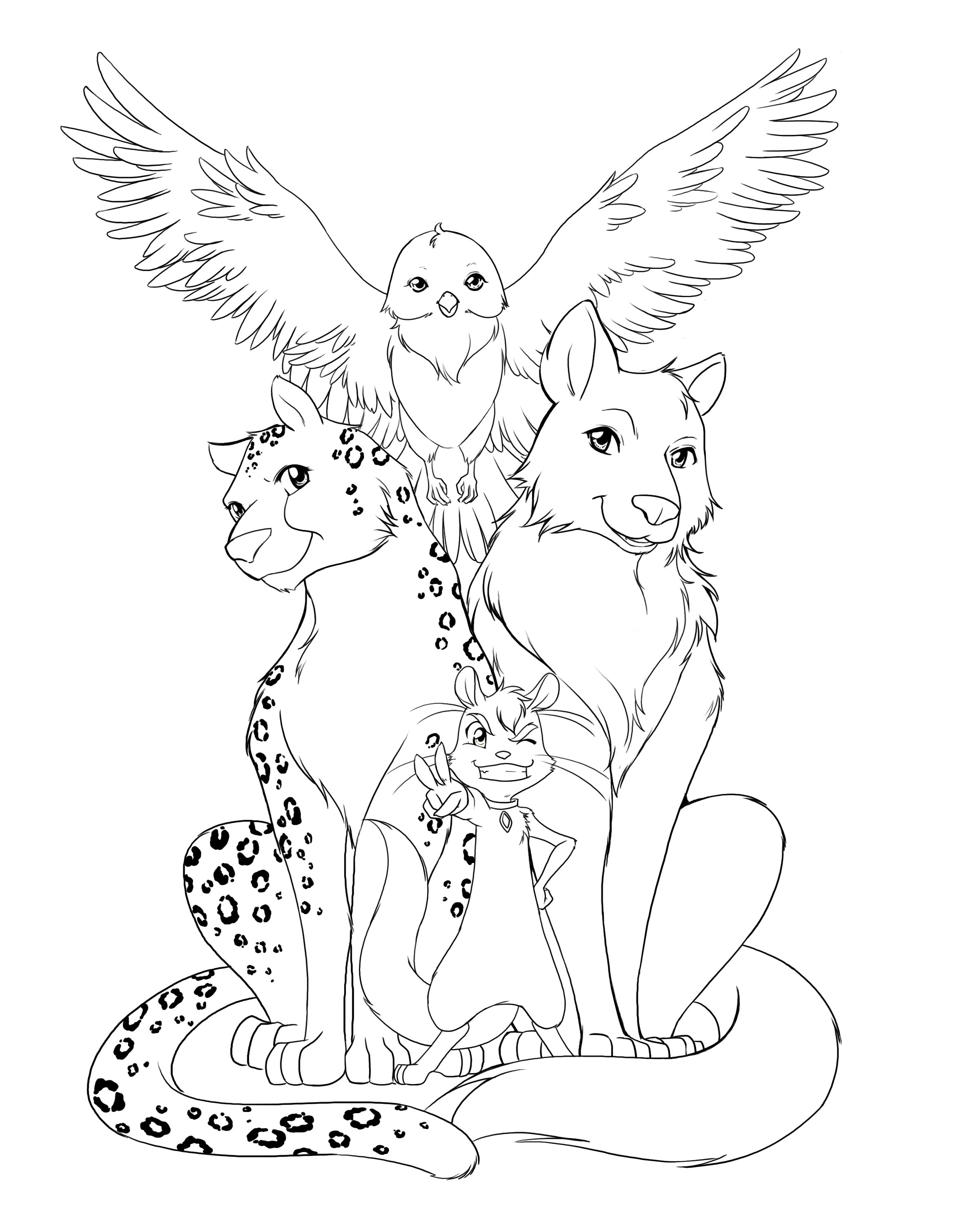 Animals Images For Coloring