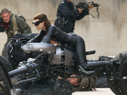Anne Hathaway Catwoman Suit Material