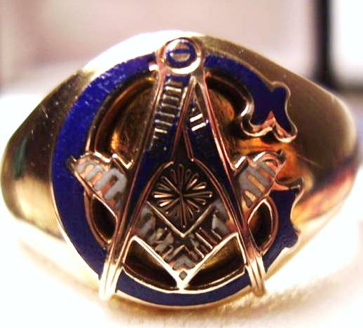 Antique Freemason Ring