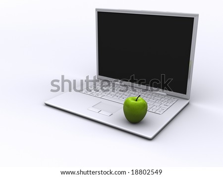 Apple Laptop Green