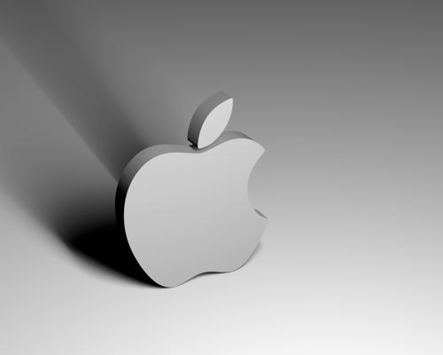 Apple Logo Wallpaper White