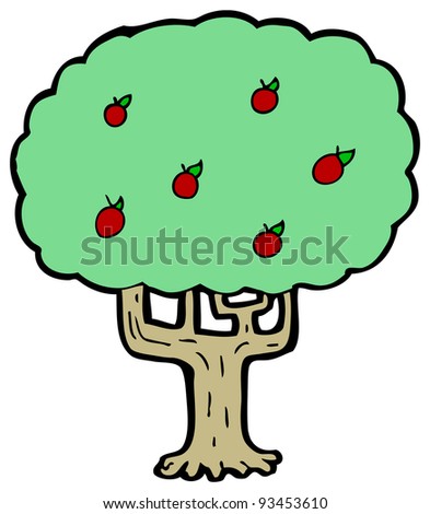 Apple Tree Cartoon