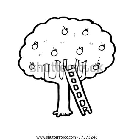 Apple Tree Cartoon Image