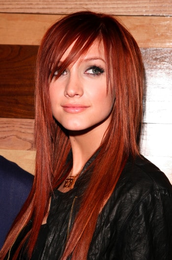 Ashlee Simpson Red Hair