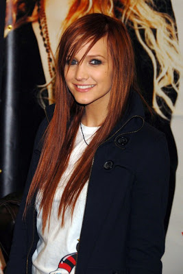 Ashlee Simpson Red Hair Pics