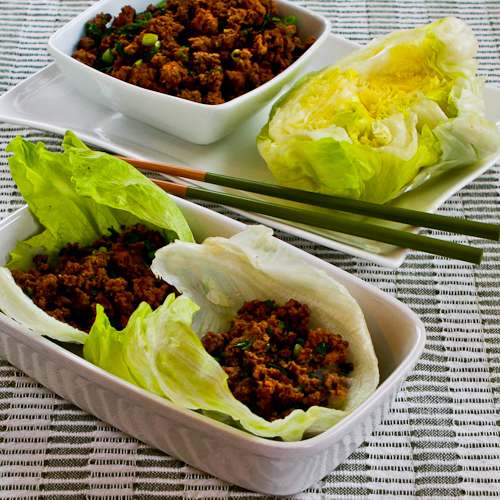 Asian Lettuce Wraps Beef