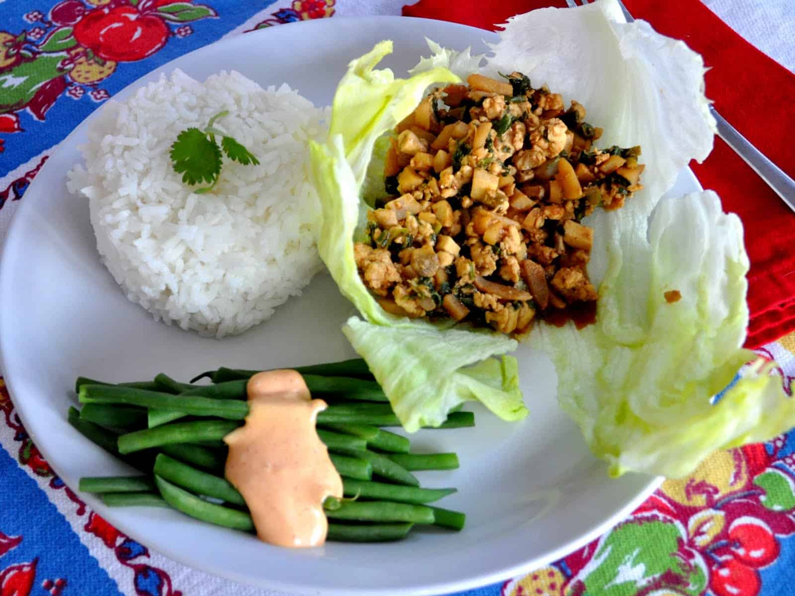 Asian Lettuce Wraps Chicken Recipe