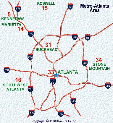 Atlanta Ga Map