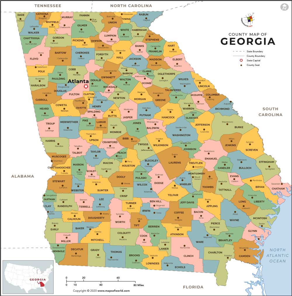 Atlanta Ga Map With Zip Codes