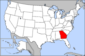 Atlanta Ga Usa Map