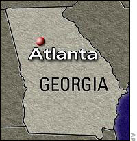 Atlanta Ga Usa Map