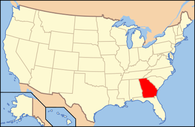 Atlanta Georgia Map Of Usa