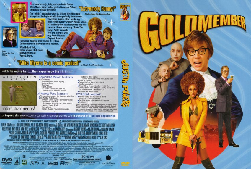 Austin Powers Goldmember Dvd