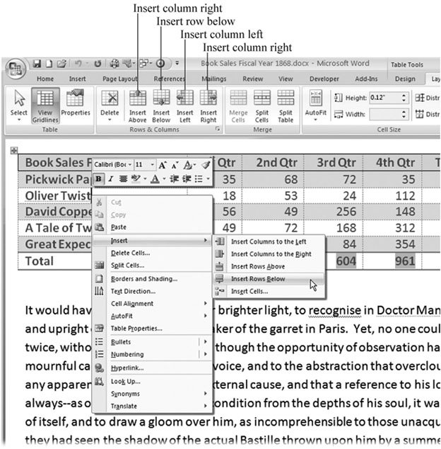 Automatically Adjust Columns In Word 2007