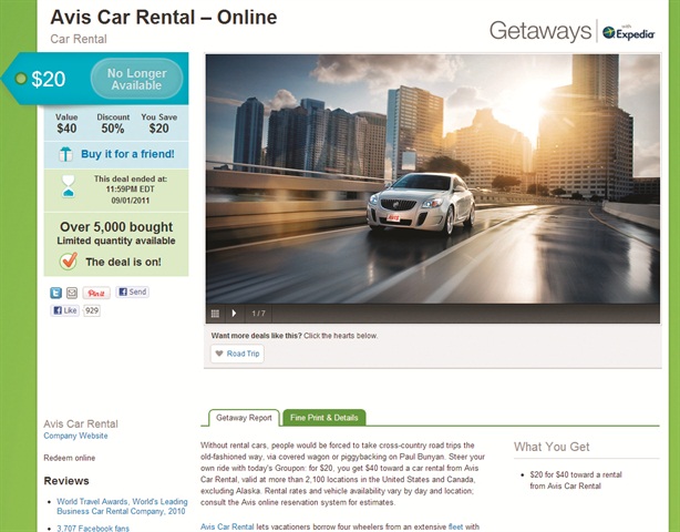 Avis Car Rental Deals