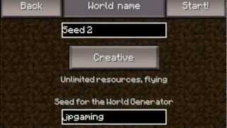 Awesome Seeds For Minecraft Pe Youtube